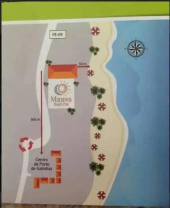 Manawa A16 Apartamento Pôrto das Galinhas